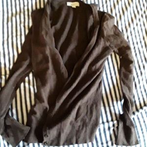 Brown cardigan